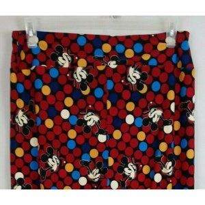 New LuLaRoe Disney Tall & Curvy 2 Leggings With Colorful Circles & Mickey Mouse